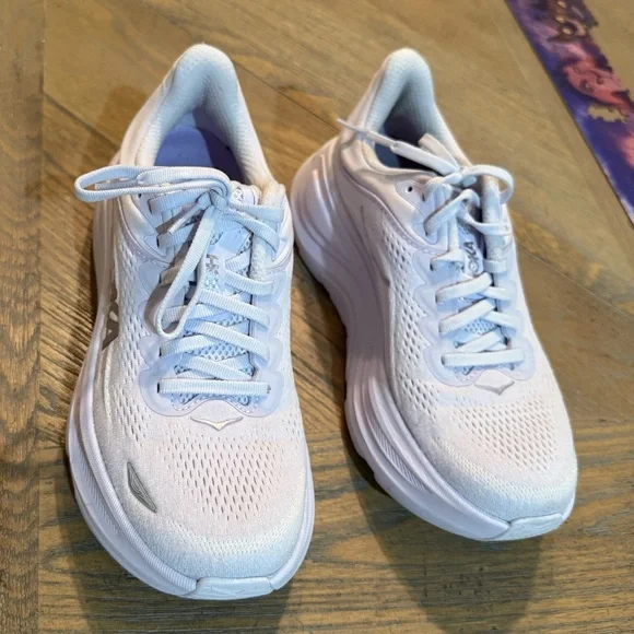 Hoka bondi 9 Running Starlight glow/starlight Women, Excellent Condition Sz 7 - Picture 3 of 9